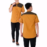 SUPER MURAH BAJU KOKO PRIA DEWASA LENGAN PENDEK KEMKO FULL KANCING