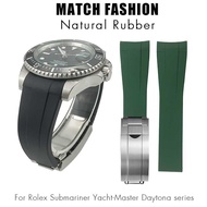 Orihinal Na May ≤ 20Mm 21Mm 22Mm 19Mm Rubber Watchband Magkasya Para Sa ≤ Submariner Daytona Gmt