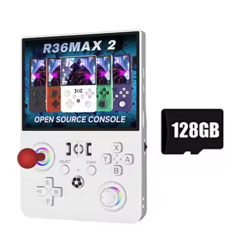 AA08-R36MAX2 Handheld Video Game Console 4.5 Inch Screen 22000+ Game Collection Open Source Wifi Ret