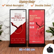 Heavy Duty Poster Display Stand Big Size Indoor Outdoor Display Easel Banner Metal Stand Floor Signb