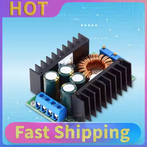 Buck Converter XL4016 DC DC 150W 300W Boost Converter 10-32V To 12-35V LED Driver Input 6A High Powe