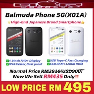 (🇺🇸USD900)BALMUDA Phone 5G X01A Snapdragon 765 5G Gaming Chipset Rugged Smartphone Phone Kebal Tahan