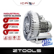 Icasu Vortex Ring Blower | 1.5HP &amp; 2HP &amp; 3HP | Heavy Duty Silent Air Pump | Pam Kolam Ikan | Centrifugal Fan Compressor