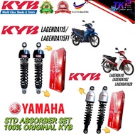 KAYABA KYB BELAKANG ABSORBER YAMAHA LAGENDA110/Z/ZR/LAGENDA115/Z/ZR/LAGENDA115FI 💯 % ORIGINAL HIGH Q