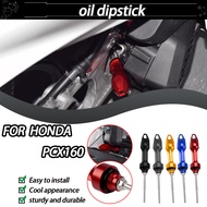 FOR Honda PCX ADV150 ADV160 CNC Aluminum Oil Dipstick Modified Engine Oil Cap Decorative Cover Acces