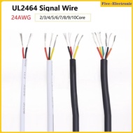 Dây Tín Hiệu UL2464 5/10M 24AWG 2 3 4 5 6 8 10 Lõi Vỏ Bọc Cách Điện PVC Dây Điều Khiển Điện Dây Cáp