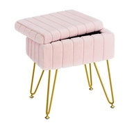 Chair Dressing Can Store Storage Makeup Stool Creative Dressing Table Light Luxury Manicure Influenc