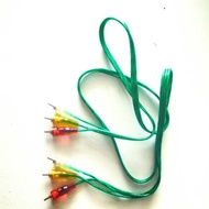 Transparent 2x1 and 3x3 enter RCA audio Video cables