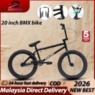 AENXRD 20 inch bike freestyle basikal Freestyle Stunt Bicycle with Steel frame BMX bike suitable for
