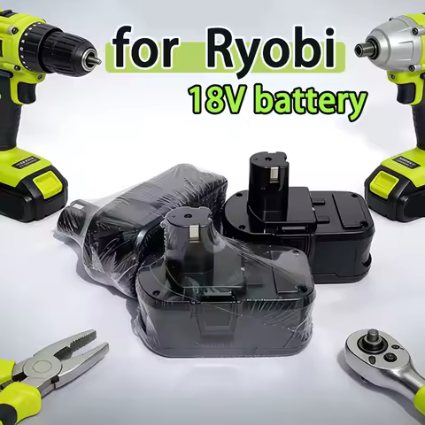 For RYOBI P108 18V Power Tools P104 P107 RB18L50 RB18L20 For RYOBI 18V 12.0Ah 18650 Power Tools Lith