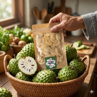 Dried custard apple - Sweet and sour dried custard apple - 300G ZIP BAG