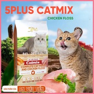 Hạt thức ăn 5Plus Catmix Chicken Floss cho mèo mọi lứa tuổi hạt topping ruốc gà sấy thơm ngon