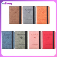 1PC Ultra-thin Travel Cover Case Passport Holder RFID Leather Passport Bag Multi-function Document P