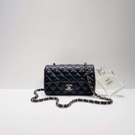Chanel Lambskin Rectangular Classic Flap Mini 20cm