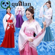 QUILLAN Chinese Hanfu Skirt, Chinese Cloth Oriental Fairy Princess Chinese Ancient Dress, Colorful O