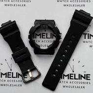Black Matte Baby-G G sh0ck Watchband and Bezel For BA-110 / BA-111 / BA-112 / BA-120 / BA-130