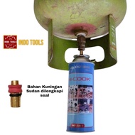 PORTABLE gas refill tool, simple portable gas can refill, portable gas refill nipple, BRASS material