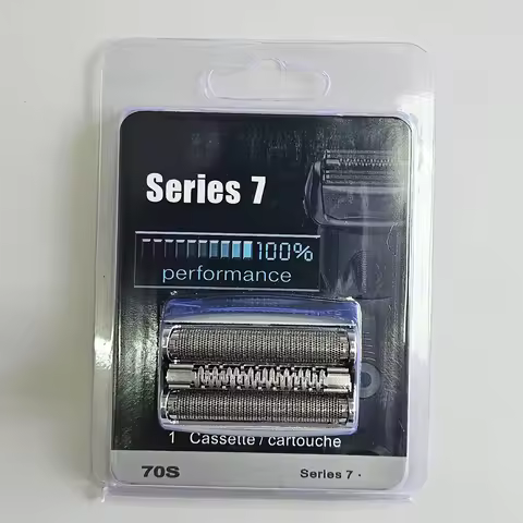 Series 7 70S Replacement Shaver Foil Heads Compatible with Braun Electric Razors 720cc, 730cc, 735s,