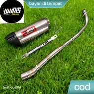 AHM Exhaust For Ex5 Srl110 Srl115fi Dream Wave110 Wave 125 Dash110 Dash125 Kriss110 Kriss125 Legend