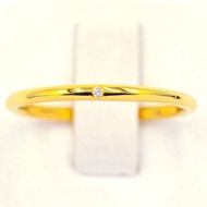 Happy Jewelry 1 Diamond Gold Ring Real 37.5% ME749