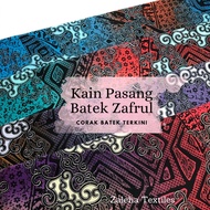 S-3⚡️READY STOK kain pasang Batek Premium Silk by ZALEHA TEXTILES🎉Batek bercorak terkini koleksi Raya