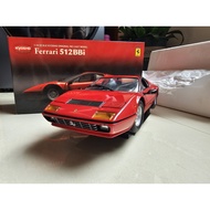 Kyosho 1/18 512bbi ferrari ferrari Alloy Full Open Car Model.Original Package Car New, Box New, Flaw