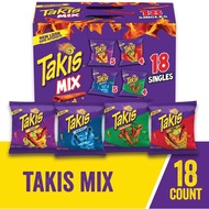 TAKIS Rolled Tortilla Chips Four Flavor Variety Pack