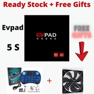 [ 1 YEAR LOCAL WARRANTY ] READY STOCK EVPAD 5S Original Smart TVBOX Android Free TV Channel Free Mov