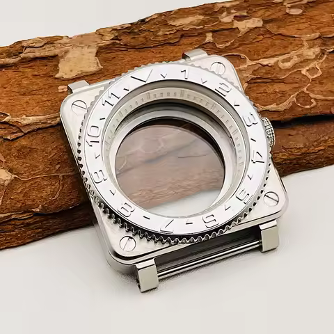 Mod Square Cockpit SKX007 Watch Case NH35 Case fit For SKX007 SRPD Watch Case NH35 NH36 Movement Sap