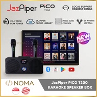 [SG] Jazpiper Pico T200 Portable All-In-One Karaoke Speaker Box | Constantly Updated Song Library | 2 UHF Microphones