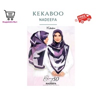 Tudung Bawal Cotton Printed Bidang 50 Nadeefa Kekaboo