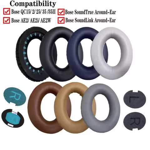 Replacement Earpads For BOSE QuietComfort QC 2 15 25 35 QC35 II Ear Cushion BOSE QC35 QC25 QC15 AE2 