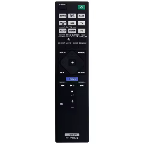 Compatible with Sony AV Receiver STR-DN1080 STR-ZA810ES STRZA810ES Remote Control RMT-AA320U Spare P