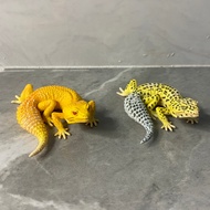 Bulk KAIYODO CapsuleQ Animal Capsule Toy Gecko Leopard Print Gecko Lizard Model