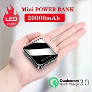 Malaysia Spot Mini Power Bank 20000mAh Fast Charging PowerBank 20000 Dual USB Pover Bank External Ba