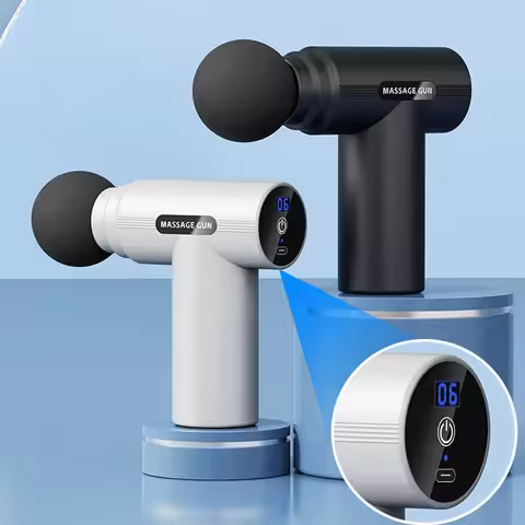 Mini Massage Gun Fascia Machine Muscle Relaxation USB Vibrating Gun Rod Massage Fitness Equipment Ne