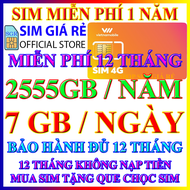 FREESHIP - SIM 4G VNMB TRỌN GÓI 1 NĂM 7GB/NGÀY - 210GB/THÁNG TỐC ĐỘ CAO - SIM 4G VIETNAMOBILE 1 NĂM