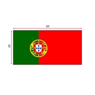 Bendera Portugal (3x6)