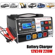 Charger Aki Kendaraan Otomatis Cas Mobil Motor 400W 12V/24V 400Ah 200a - 400aH TR12
