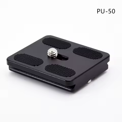Pu-50 Quick Release Plate For Benro Sirui Tripod Ballhead Fit Arca Swiss with 1/4"