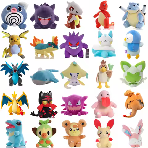 70 Styles Pokemon Pikachu Plush Raichu Gengar Blastoise Cubone Jirachi Sprigatito Charizard Sylveon