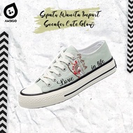 WX753 100 PRODUK IMPORT Ambigo Sepatu Sneaker Wanita - CUTE GLOW LIL05