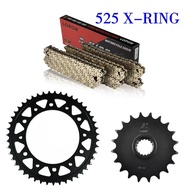 Motorcycle Front Rear Sprocket 8.5mm 10.5mm Bolts Chain Set With 525 Kits For BMW F800R F800 R  K73 