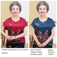 CNY BLOUSE // BAJU IMLEK MAMA // BAJU POPO NENEK