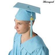 [MIC]✧Graduation Hat Unisex Decorative Polyester Adult Graduation Tassel Cap for Bachelor