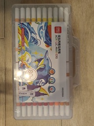 得力 Acrylic 雙頭麥克筆 80色