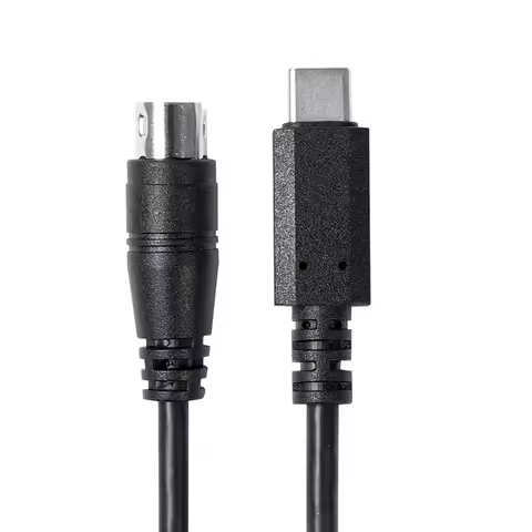 USB-C to Mini-Din 7 Pin Cable for IK Multimedia iRig Series iRig HD Keys I/O 25/49 MIDI 2 Pro ,Duo P