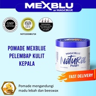 Mexblue Magic Blue Oil Based Pomade Original Untuk Kulit Kepala Berkuping, Kering Dan Gatal