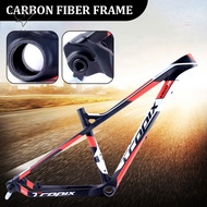 COD Full Carbon Suspension Bike Frame 26/27.5 MTB Carbon Fiber Suspension Mountain Bikes Travel Bicycle Frame TIKTOK @MY