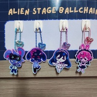 ALNST Keychain & Sticker Sheet | Alien Stage Fanmerch